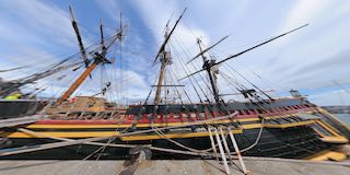 HMS Bounty at the Barbican Plymouth